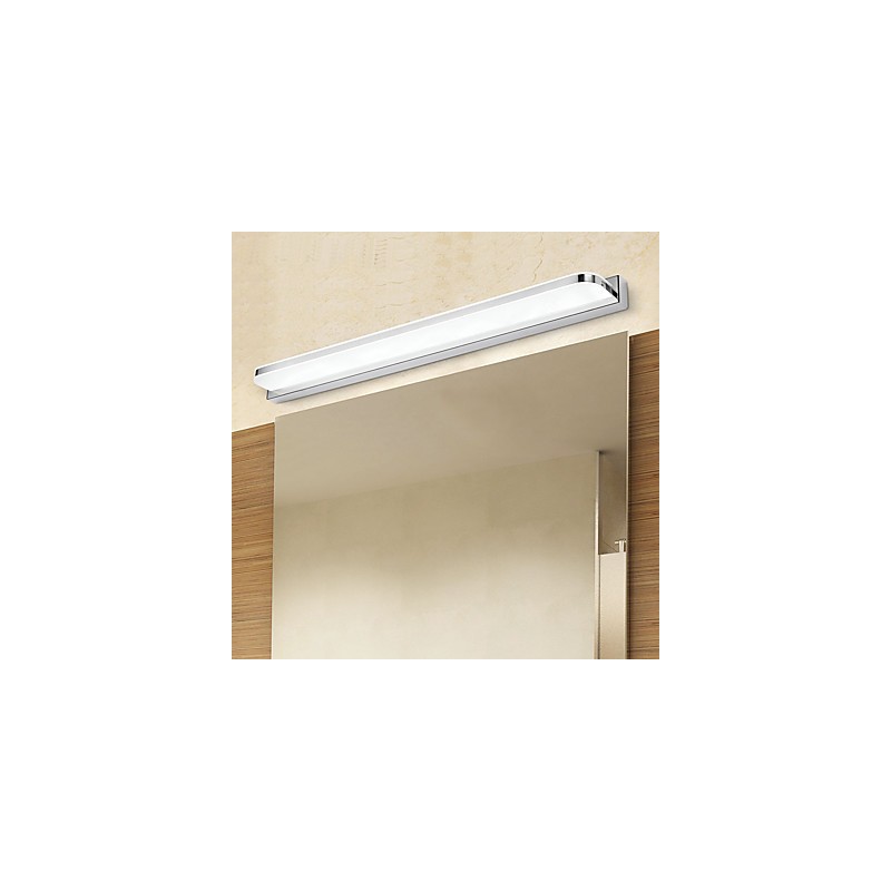 Integrated Modern Contemporary Electroplated Feature for Ambient Light Bathroom Lighting Wall Light