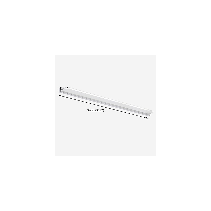 Integrated Modern Contemporary Electroplated Feature for Ambient Light Bathroom Lighting Wall Light