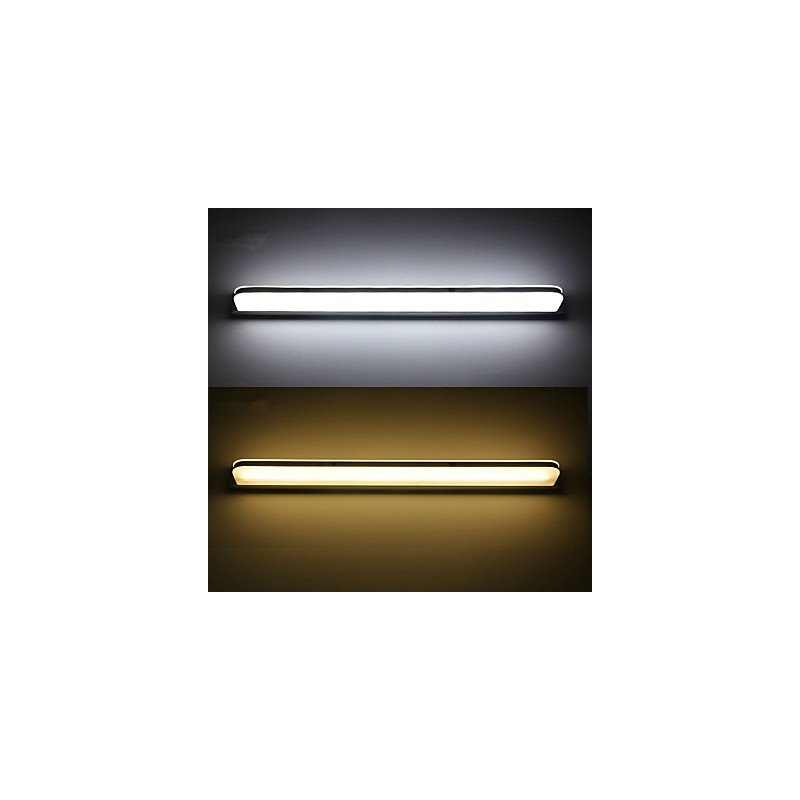Integrated Modern Contemporary Electroplated Feature for Ambient Light Bathroom Lighting Wall Light
