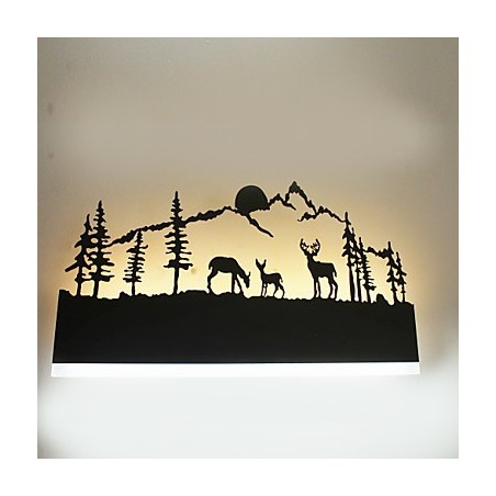 Integrated Feature for Ambient Light Wall Sconces Wall Light