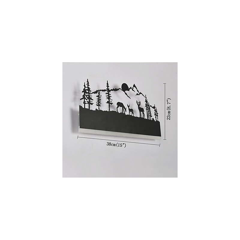 Integrated Feature for Ambient Light Wall Sconces Wall Light