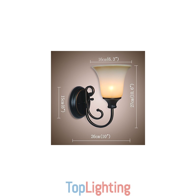 Antique Wall Lamp Bedside Bedroom Lamp Corridor Staircase Wall Lamp Retro Living Room Wall Lamp