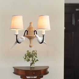 Rustic Lodge Simple Vintage Painting Feature Ambient Light Wall Sconces Wall Light