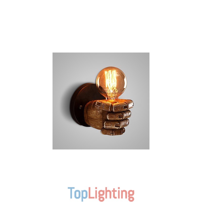 Loft industrial Cafe wall lamp Resin wall lamp Lodge Antique Vintage Retro Painting Feature for Mini Style Ambient Light Wall Sconces Wall Light