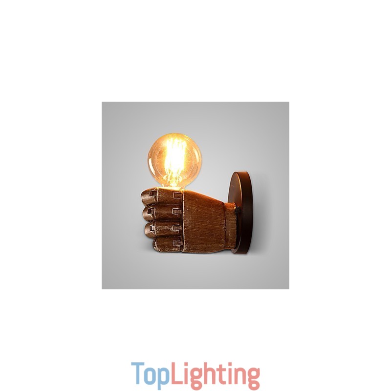 Loft industrial Cafe wall lamp Resin wall lamp Lodge Antique Vintage Retro Painting Feature for Mini Style Ambient Light Wall Sconces Wall Light