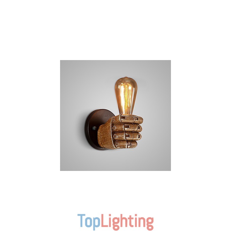 Loft industrial Cafe wall lamp Resin wall lamp Lodge Antique Vintage Retro Painting Feature for Mini Style Ambient Light Wall Sconces Wall Light