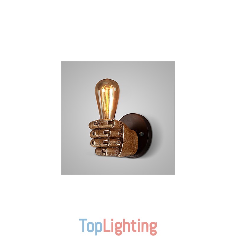 Loft industrial Cafe wall lamp Resin wall lamp Lodge Antique Vintage Retro Painting Feature for Mini Style Ambient Light Wall Sconces Wall Light