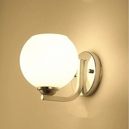 Simple Modern Contemporary Electroplate Feature for Swing Arm Eye Protection Ambient Light Wall Sconces