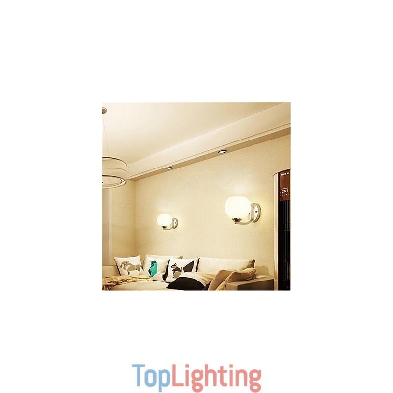 Simple Modern Contemporary Electroplate Feature for Swing Arm Eye Protection Ambient Light Wall Sconces