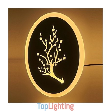 Plum Carved Acrylic Scrub Wall Light Round Shaped Bedside Lamp Corridor Lights Warm White AC220V Plum Carved Acrylic Scrub Wall Light Round Shaped Bedside Lamp Corridor Lights Warm White AC220V
