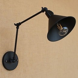 Country Retro Painting Feature for Mini Style Swing Arm Eye Protection Downlight Swing Arm Lights