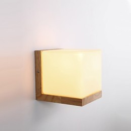 Novelty Country Feature for Mini Style Eye Protection Ambient Light Sconces Bedside Night Light Creative Balcony Wall Lamp