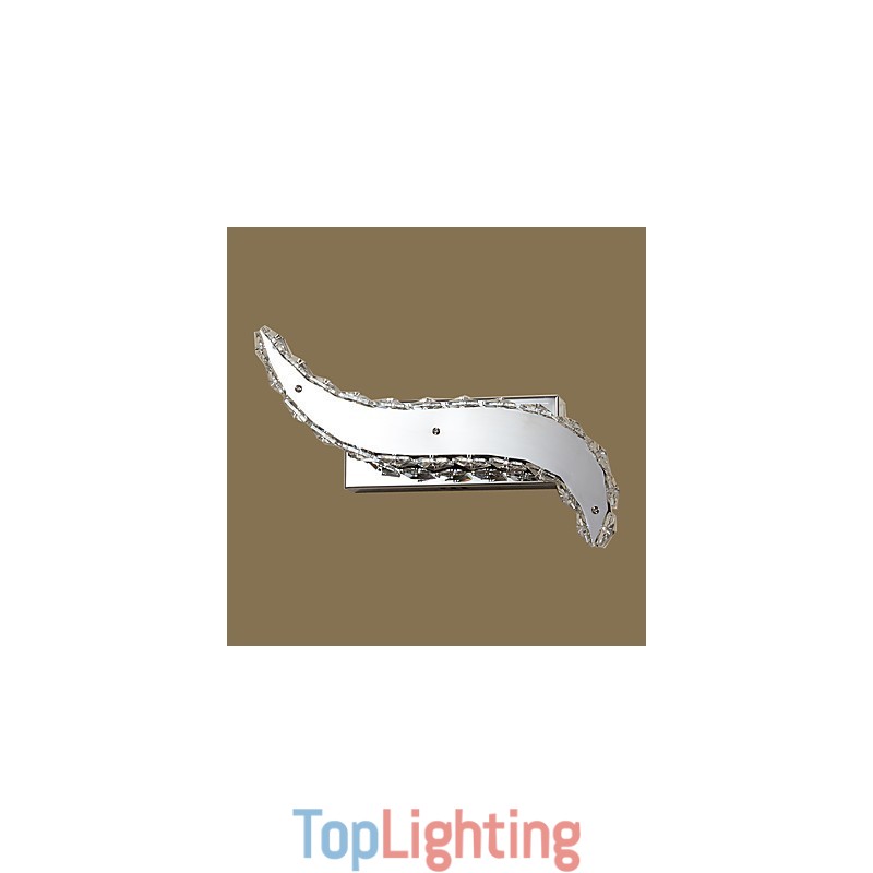 Integrated Modern Contemporary Painting Feature for Crystal Ambient Light Wall Sconces Wall Light