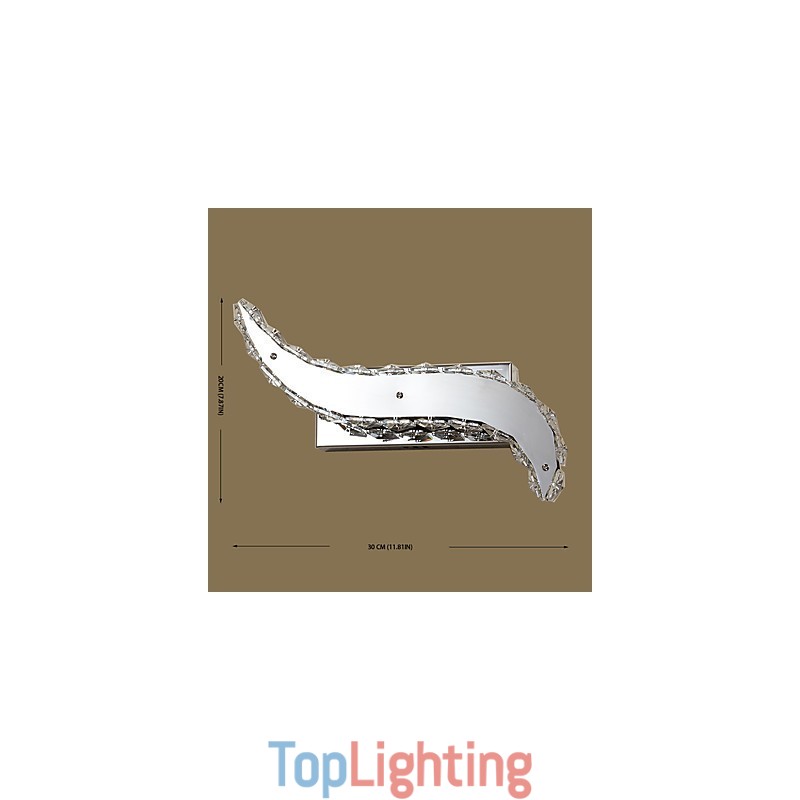 Integrated Modern Contemporary Painting Feature for Crystal Ambient Light Wall Sconces Wall Light