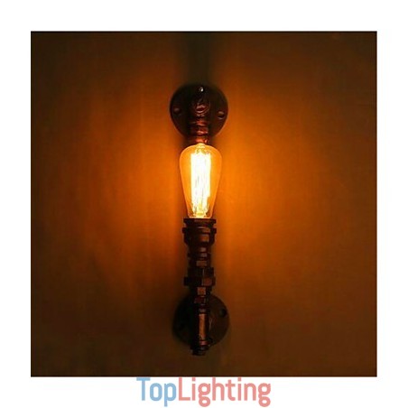 American Retro Loft Industrial Water Aisle Stairs Creative Personality Restaurant Bar Single Head Iron Wall Lamp American Retro Loft Industrial Water Aisle Stairs Creative Personality Restaurant Bar Single Head Iron Wall Lamp