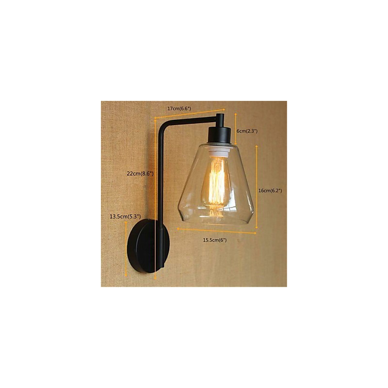Rustic Lodge Country Black Oxide Finish Feature for Swing Arm Ambient Light
