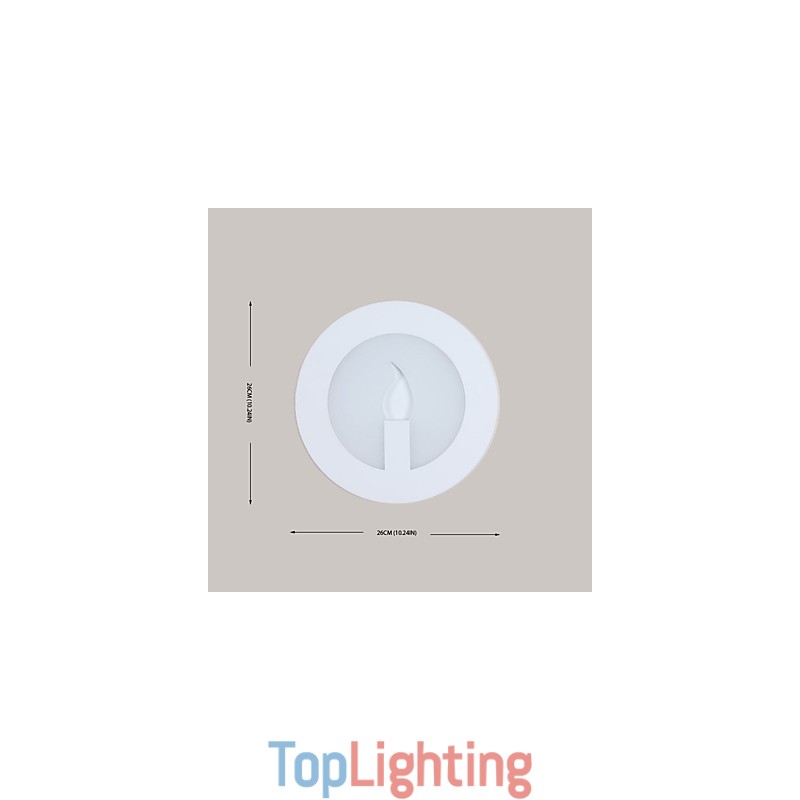 Integrated Modern Contemporary Painting Feature for Ambient Light Wall Sconces Wall Light