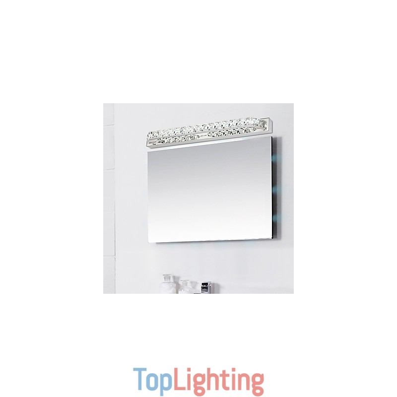 Long High Quality Mirror Lamp Bathroom Lights Metal and Crystal Wall Light