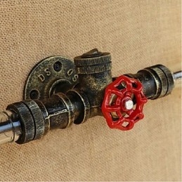 Retro American Village Creative Industry Wind Designer Water Bottle Wall Lamp Wall Light Amber