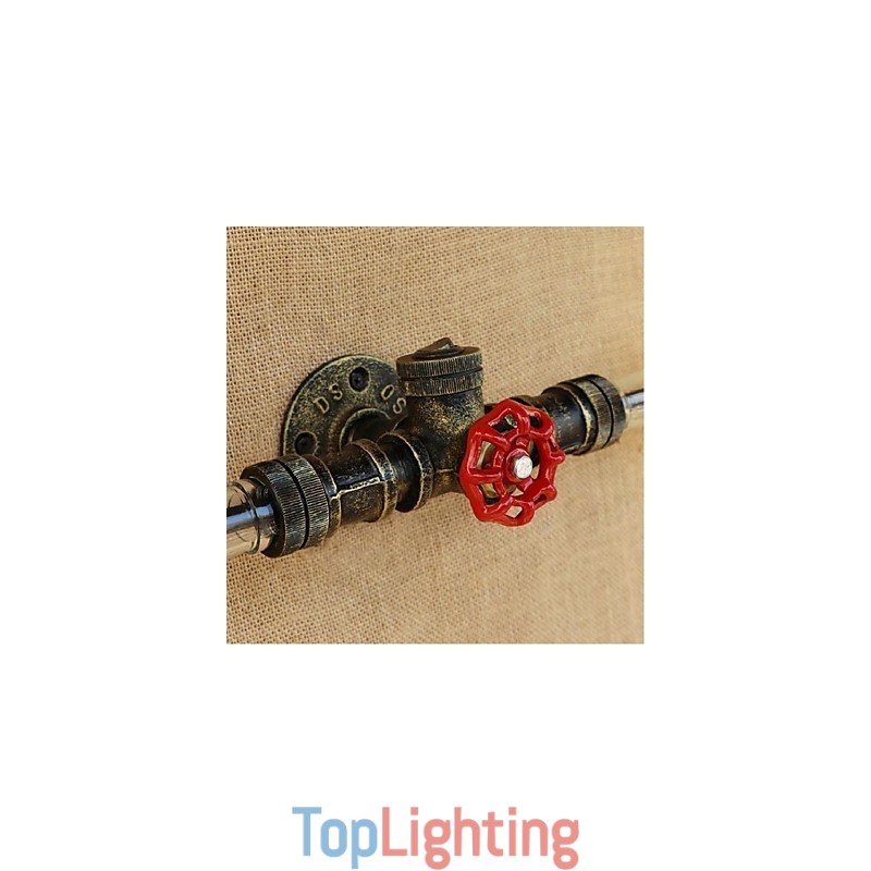 Retro American Village Creative Industry Wind Designer Water Bottle Wall Lamp Wall Light Amber