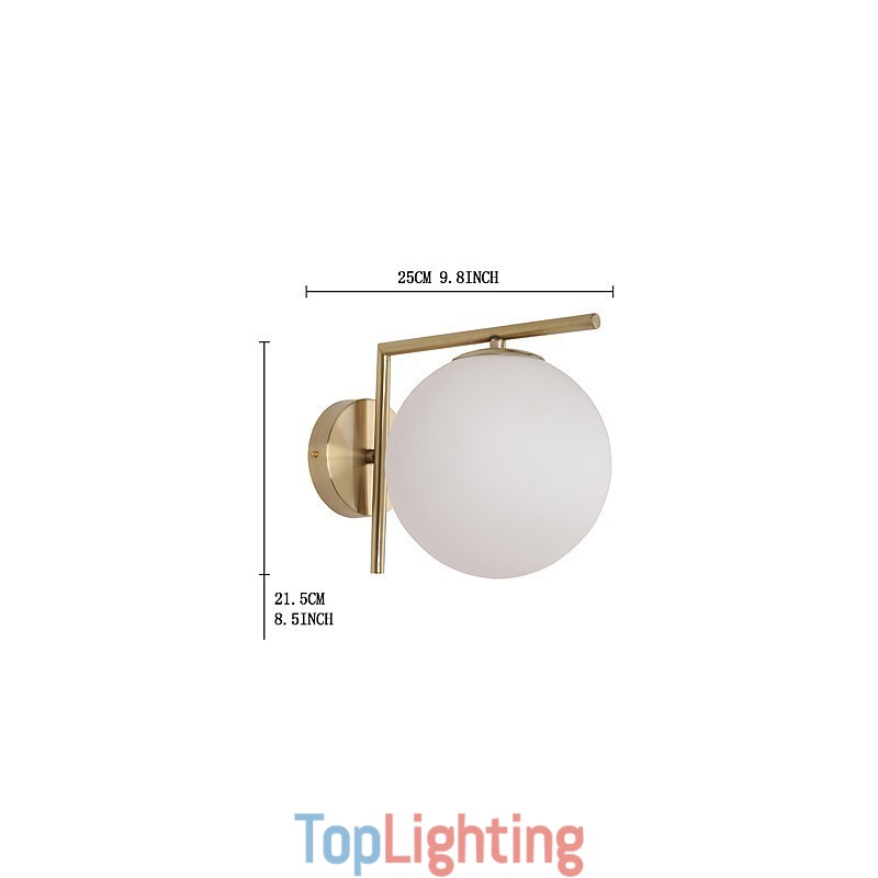 Modern Contemporary Electroplated Feature for Arc Uplight Wall Sconces Wall Light