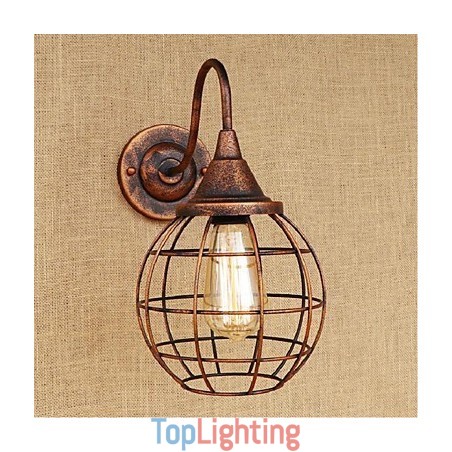 Simple And Retro Creative Personality Rust Color American wall lamp Wall Sconces Wall Light Simple And Retro Creative Personality Rust Color American wall lamp Wall Sconces Wall Light