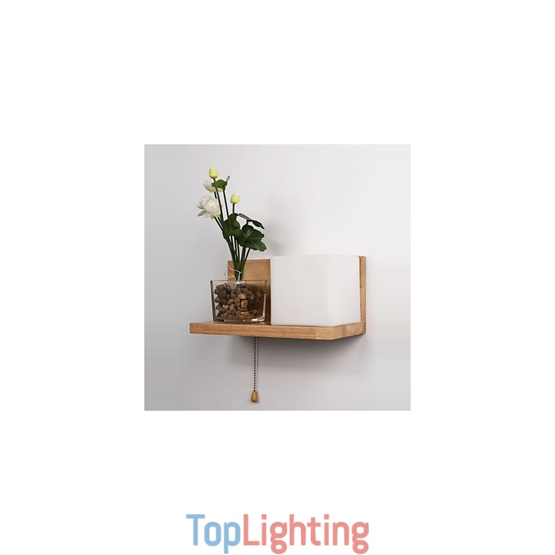 Wood Wall Sconces Max Country Style With Switch