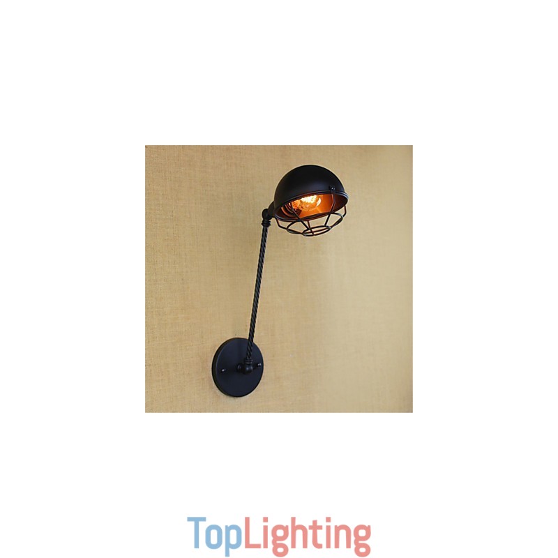 Country Retro Painting Feature for Mini Style Eye ProtectionDownlight Wall Lights