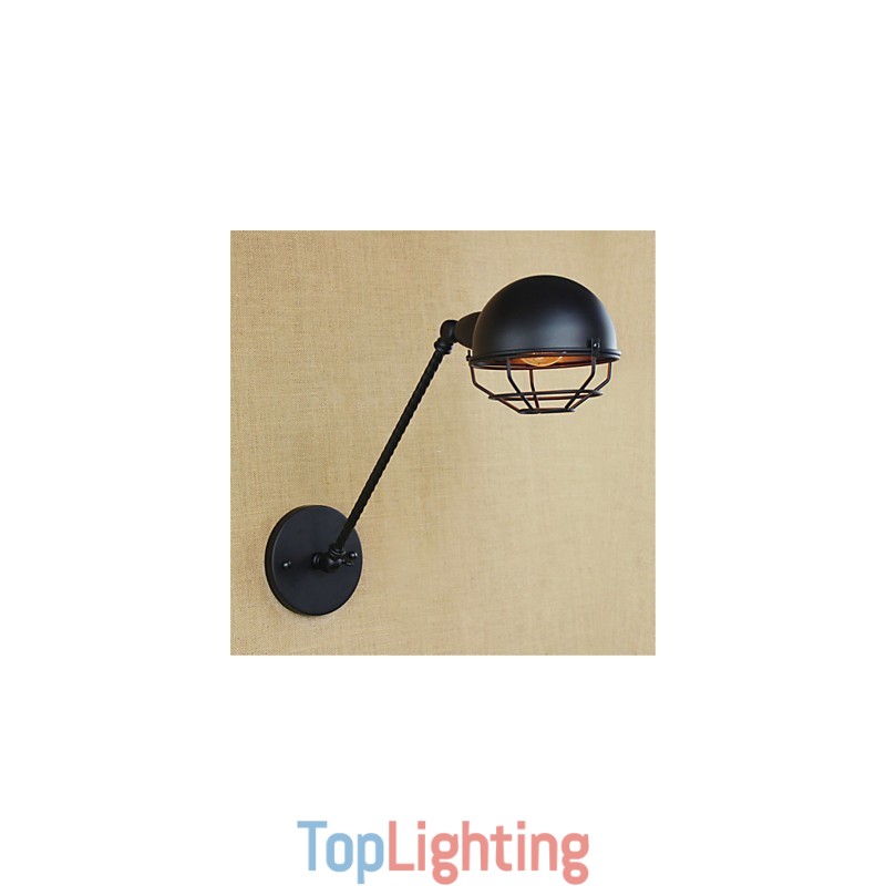 Country Retro Painting Feature for Mini Style Eye ProtectionDownlight Wall Lights