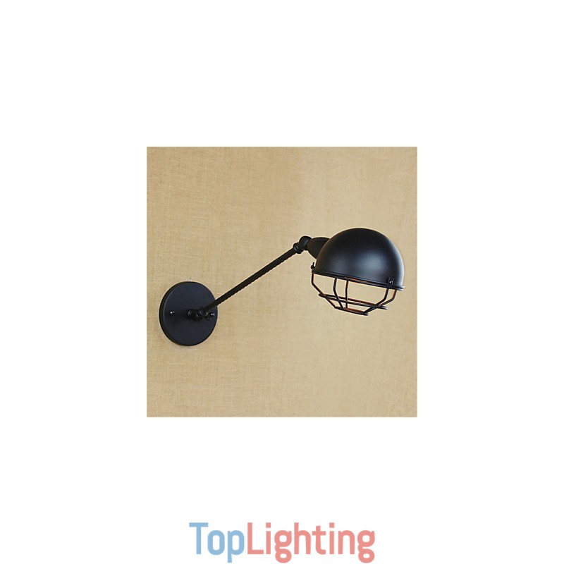 Country Retro Painting Feature for Mini Style Eye ProtectionDownlight Wall Lights