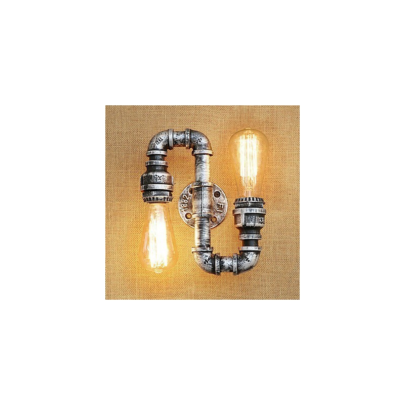 Country Retro Painting Feature for Swing Arm Ambient Light Wall Sconces Wall Light