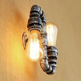 Country Retro Painting Feature for Swing Arm Ambient Light Wall Sconces Wall Light