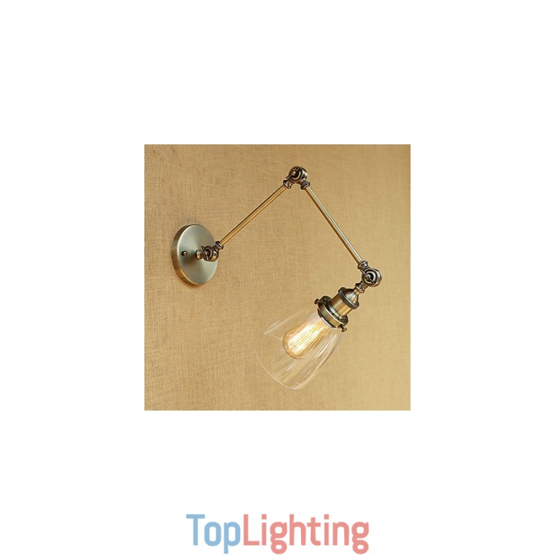 Rustic Lodge Country Retro Electroplated Feature for Adjustable Height And Angle Arm Eye Protection