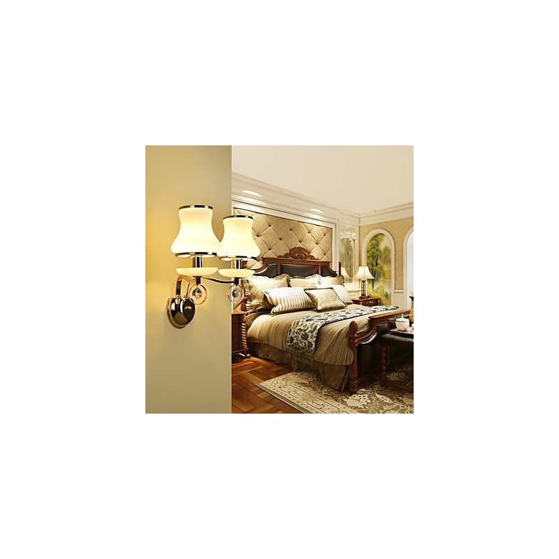 Modern Contemporary Electroplated Feature for Crystal Ambient Light Wall Sconces Wall Light