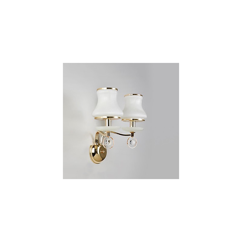 Modern Contemporary Electroplated Feature for Crystal Ambient Light Wall Sconces Wall Light