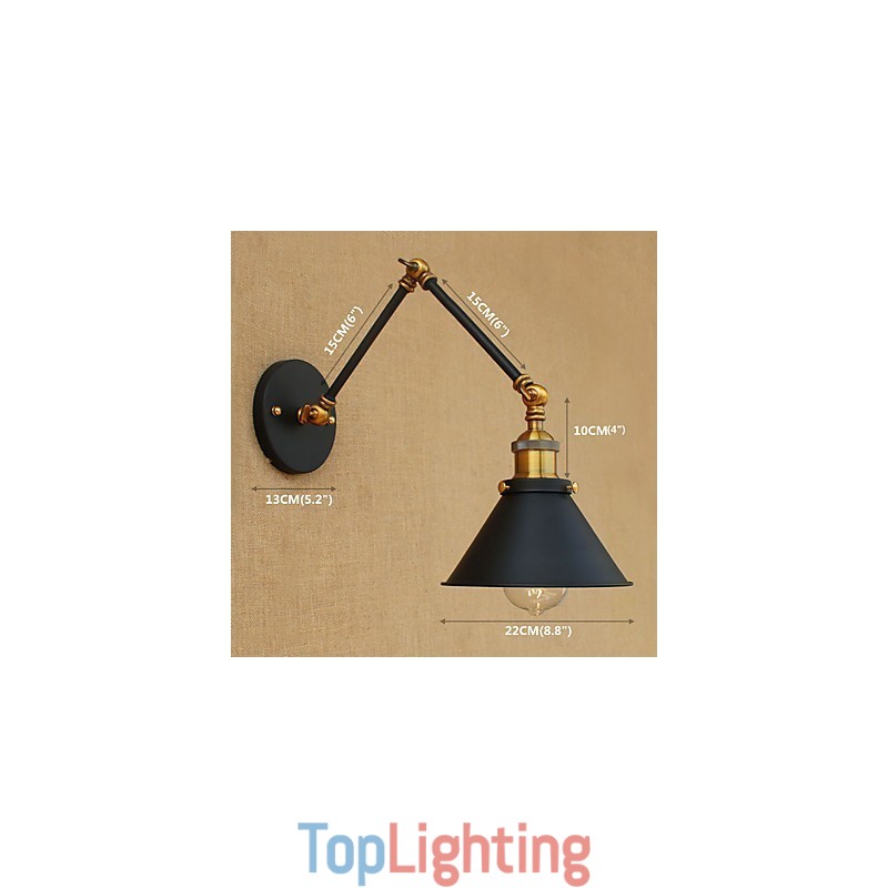 Wall Sconce Brass Vintage Industrial Wall Lamp Light Home Lighting Indoor Decor Wall Sconce