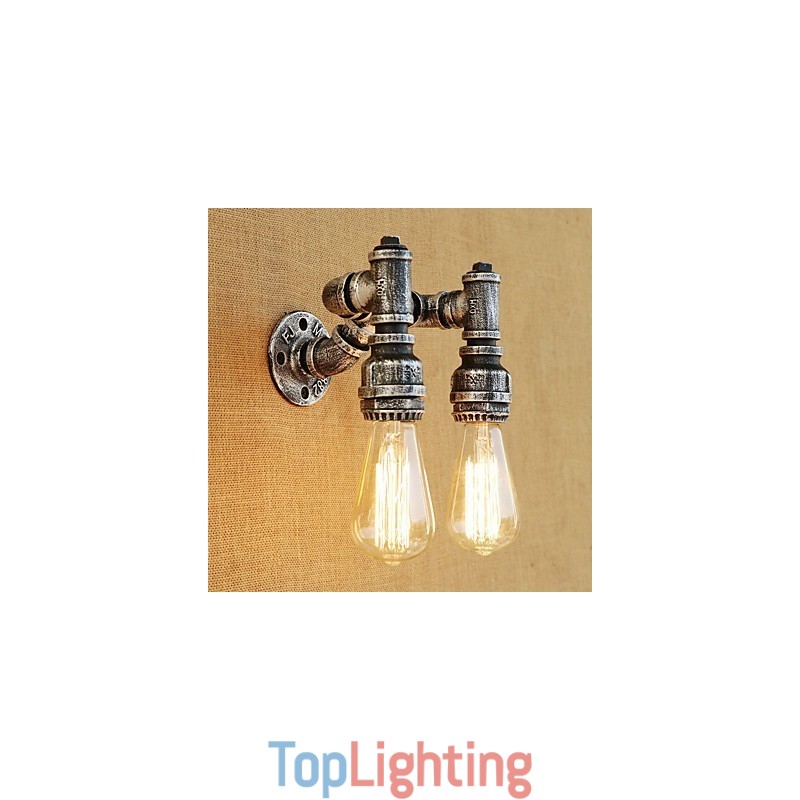 Country Retro Painting Feature for Swing Arm Ambient Light Wall Sconces Wall Light