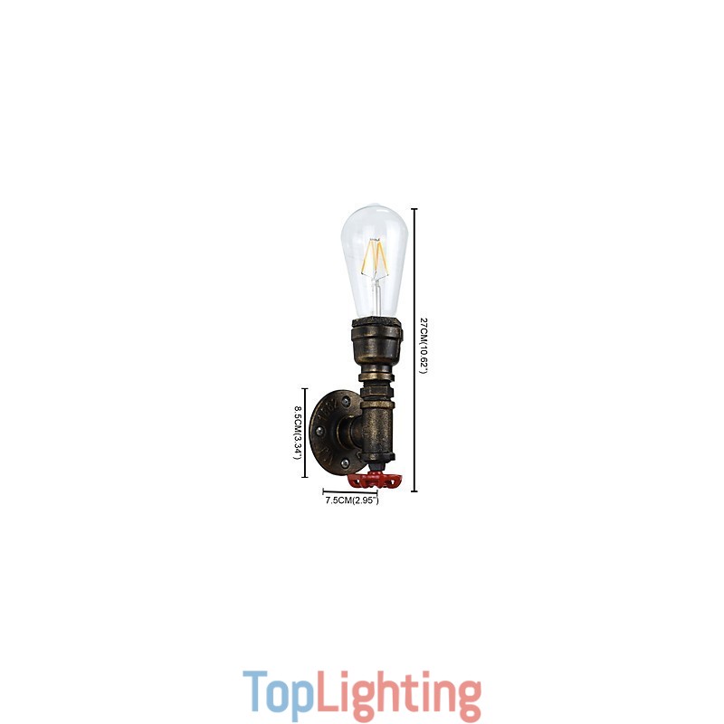 Rustic Lodge Traditional Classic Antique Brass Feature for Ambient Light Wall Sconces Wall Light