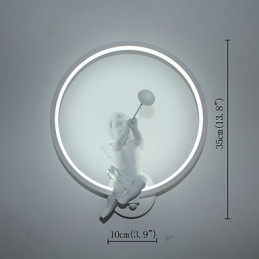 Nordic Modern Minimalist Wall Lamp Bedroom Decorative Lights Aluminum Products Lamps Angels Corridors Wall Lights