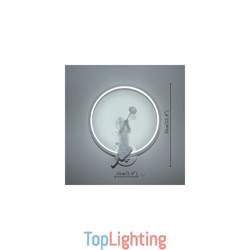Nordic Modern Minimalist Wall Lamp Bedroom Decorative Lights Aluminum Products Lamps Angels Corridors Wall Lights