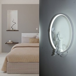 Nordic Modern Minimalist Wall Lamp Bedroom Decorative Lights Aluminum Products Lamps Angels Corridors Wall Lights