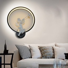 Nordic Modern Minimalist Wall Lamp Bedroom Decorative Lights Aluminum Products Lamps Angels Corridors Wall Lights