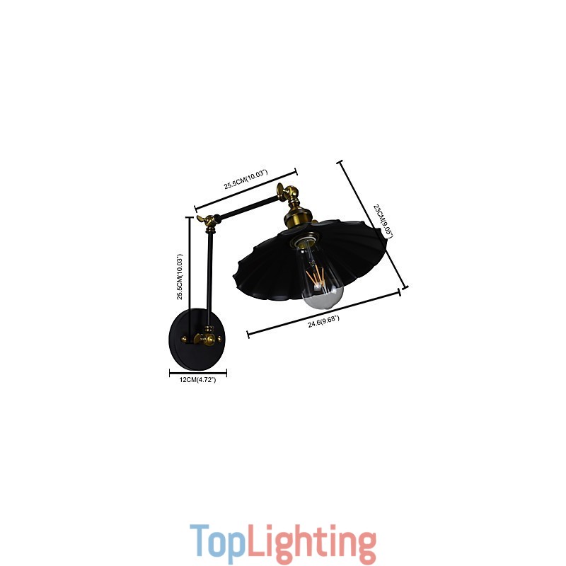Rustic Lodge Traditional Classic Painting Feature for Downlight Wall Lights Wall Light
