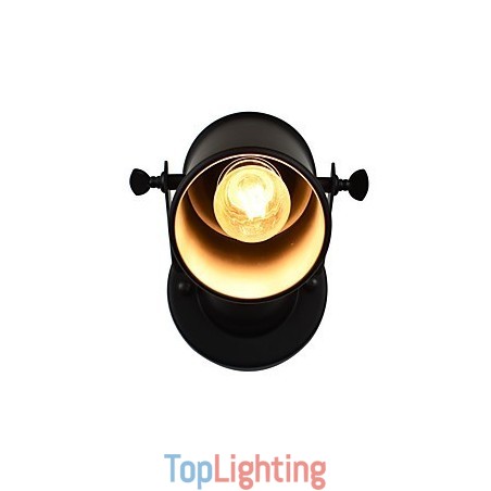 Painted Steel Wall Lamp Dumb Black American Coffee Decoration Retro Wall Light Lightsaber Lamp On Wall Painted Steel Wall Lamp Dumb Black American Coffee Decoration Retro Wall Light Lightsaber Lamp On Wall