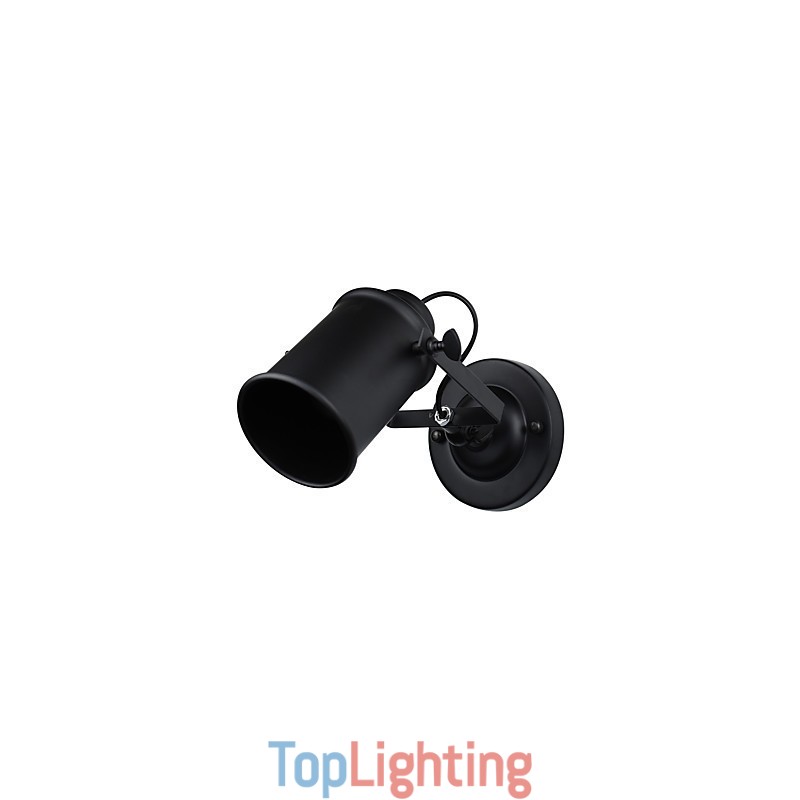 Painted Steel Wall Lamp Dumb Black American Coffee Decoration Retro Wall Light Lightsaber Lamp On Wall