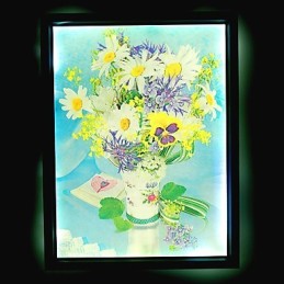 Integrated Modern Contemporary Modern Comtemporary Painting Feature for Ambient Light Wall Sconces