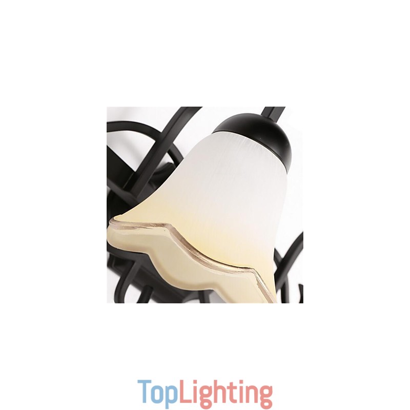 Country Retro Painting Feature for Eye Protection Ambient Light Wall Lights Wall Light