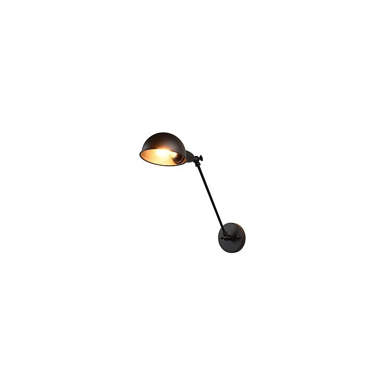 Painted Steel Wall Lamp Dumb Black American Coffee Decoration Retro Wall Light Lightsaber Lamp On Wall