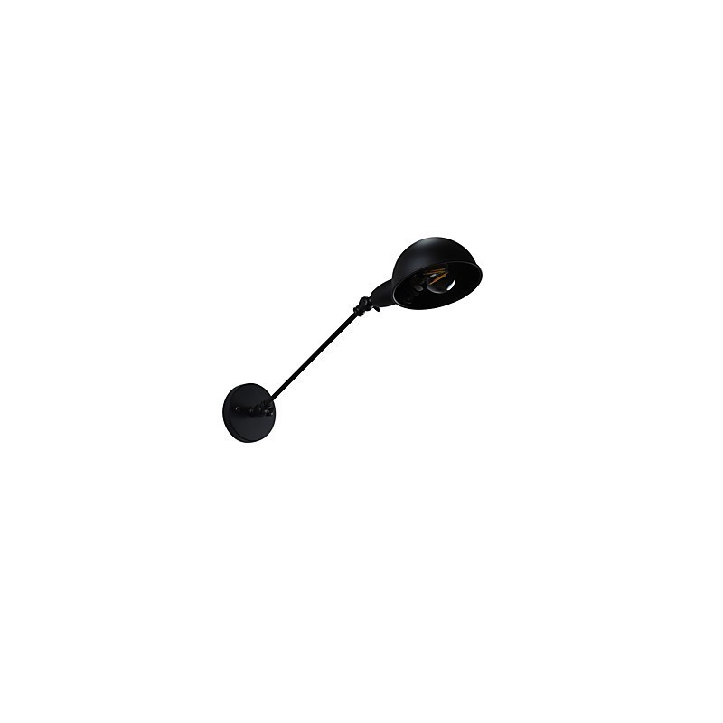 Painted Steel Wall Lamp Dumb Black American Coffee Decoration Retro Wall Light Lightsaber Lamp On Wall
