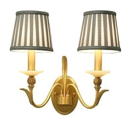 Simple Country Traditional Classic Brass Feature for Mini Style Uplight Wall Sconces Wall Light